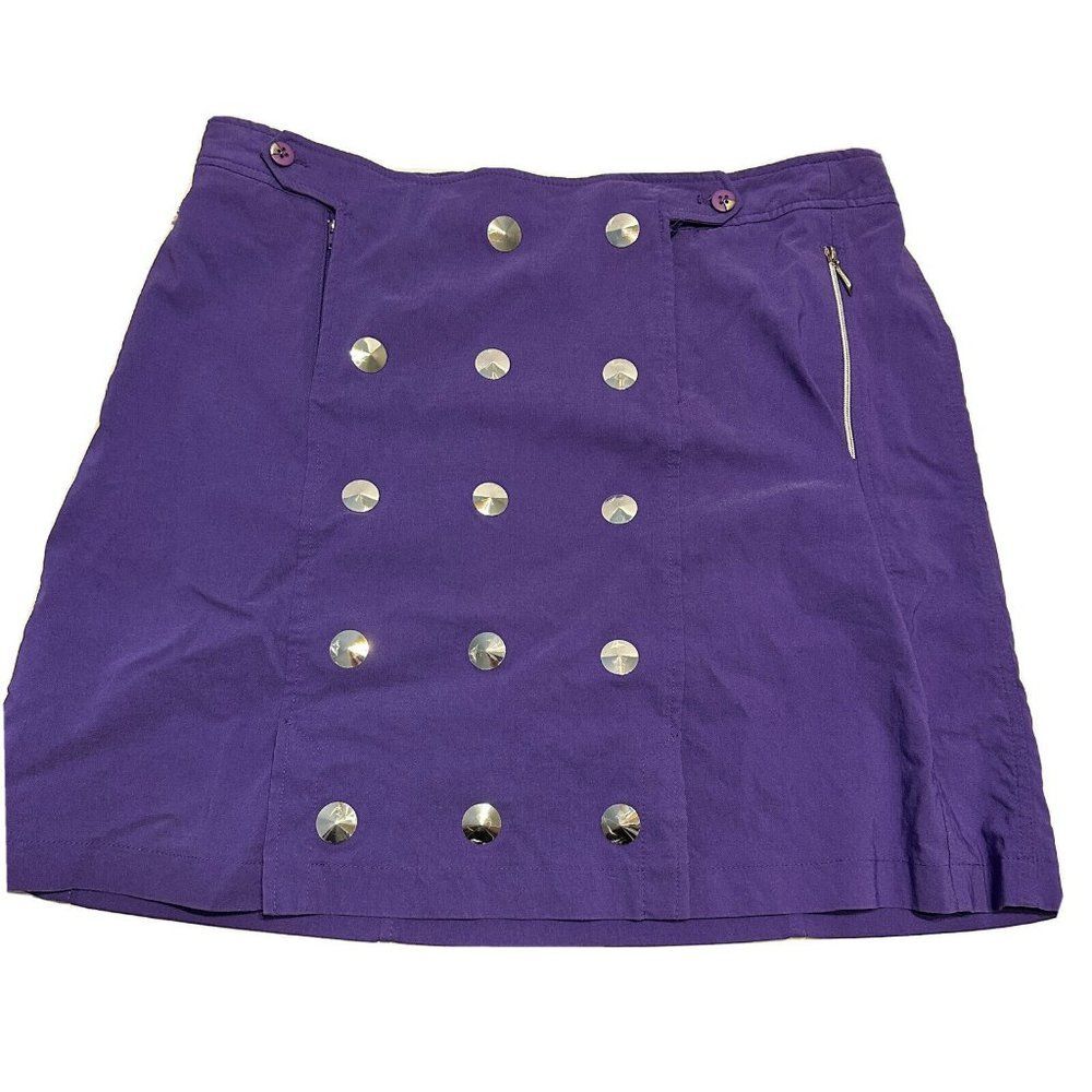 Jamie Sadock Ladies sz 14  Tennis Golf Pickleball skort stretch Purple READ